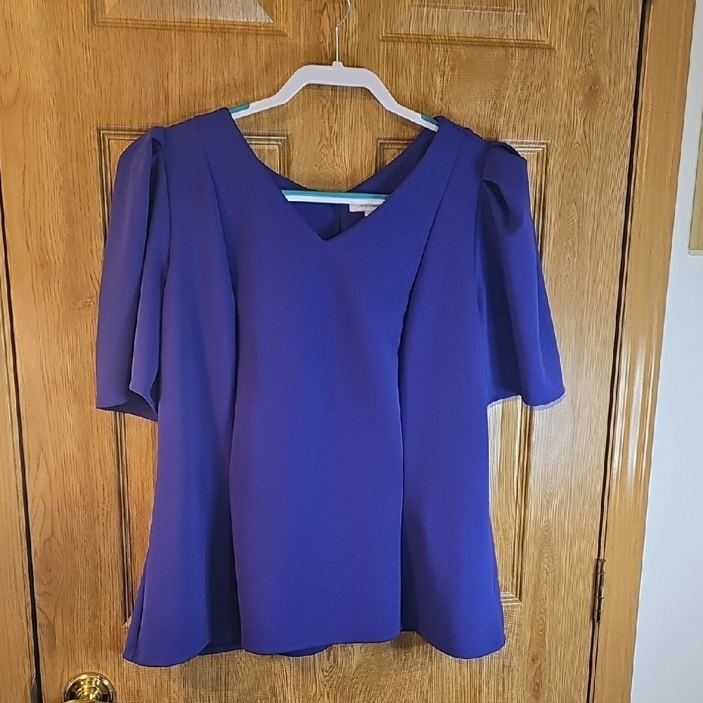 Liz Claiborne Royal Purple Women's Blouse
